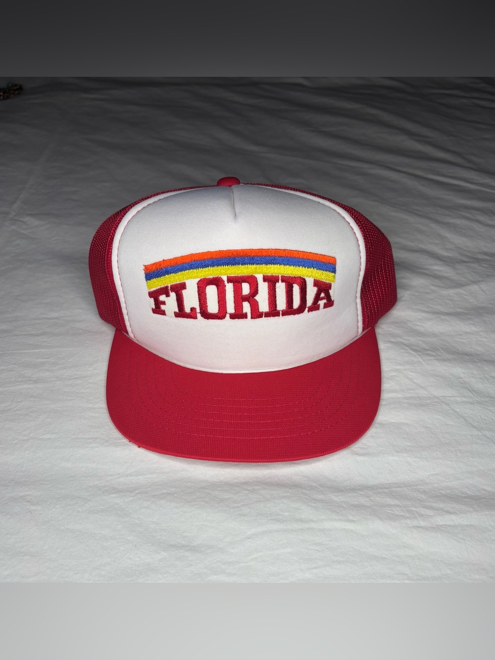 Vintage Florida Trucker Hat SnapBack New Deadstock One Size Fits All